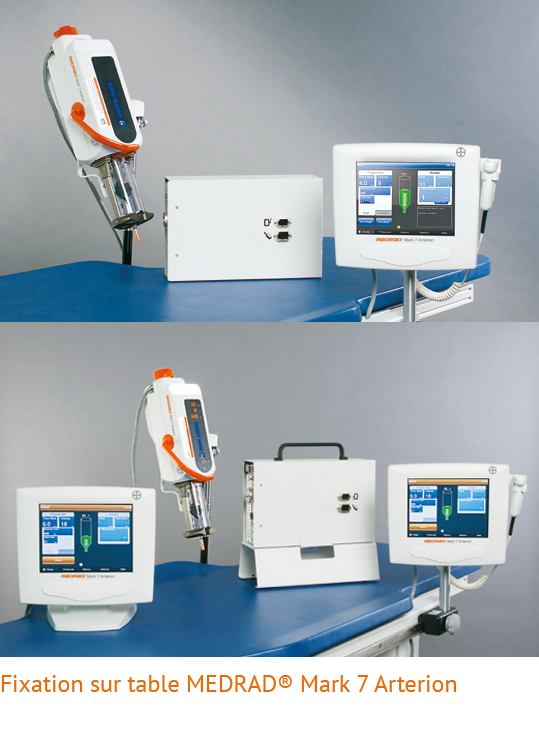 Fixation sur table MEDRAD® Mark 7 Arterion